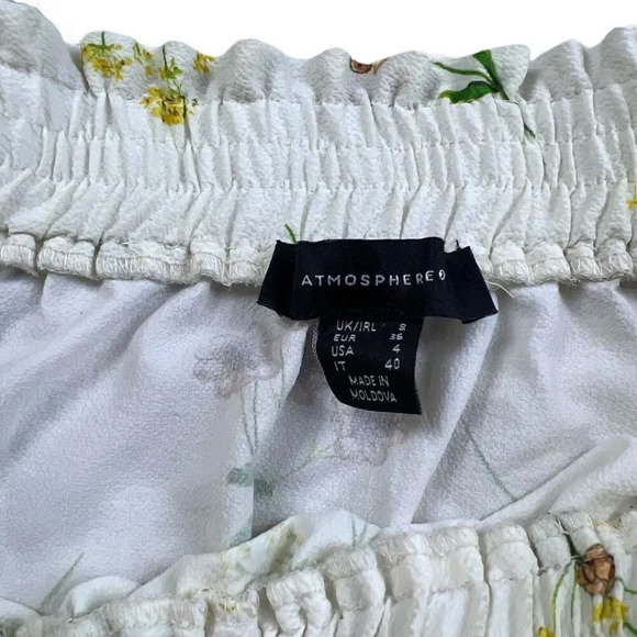 Atmosphere Flowy Floral Off Shoulder Top Size Small - Picture 3 of 5